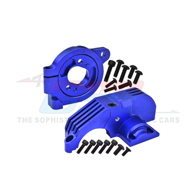 REDESIGNED 7075 ALLOY ADJUSTABLE MOTOR MOUNTS & MAIN GEAR COVER--TS1838