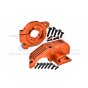 REDESIGNED 7075 ALLOY ADJUSTABLE MOTOR MOUNTS & MAIN GEAR COVER--TS1838