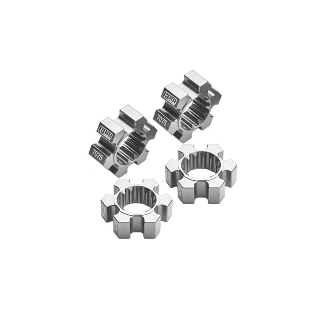 ALUMINIUM 7075-T6 WHEEL HEX HUBS SET FOR TRAXXAS 1/5 X-MAXX 6S/8S 1/6 XRT