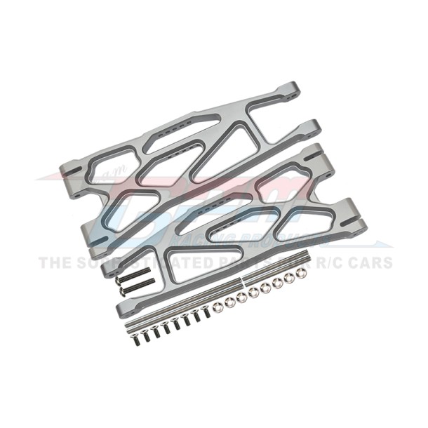 ALUMINIUM 6061-T6 FRONT/REAR EXTENDED LOWER ARMS (WIDEMAXX #7895)--TXM055F/RL