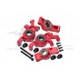 7075 ALLOY FRONT OVERSIZED STEERING BLOCKS & REAR HUB STUB AXLE CARRIERS WITH THREE OVERSIZE BEARING--TXM2122N