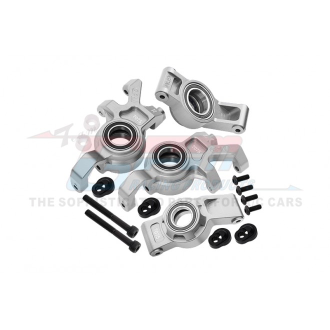 7075 ALLOY FRONT OVERSIZED STEERING BLOCKS & REAR HUB STUB AXLE CARRIERS WITH THREE OVERSIZE BEARING--TXM2122N