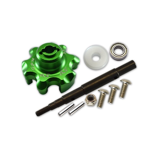 ALUMINUM TRASMISSION CUSH DRIVE HOUSING WITH DRIVE INPUT SHAFT--TXM8035S