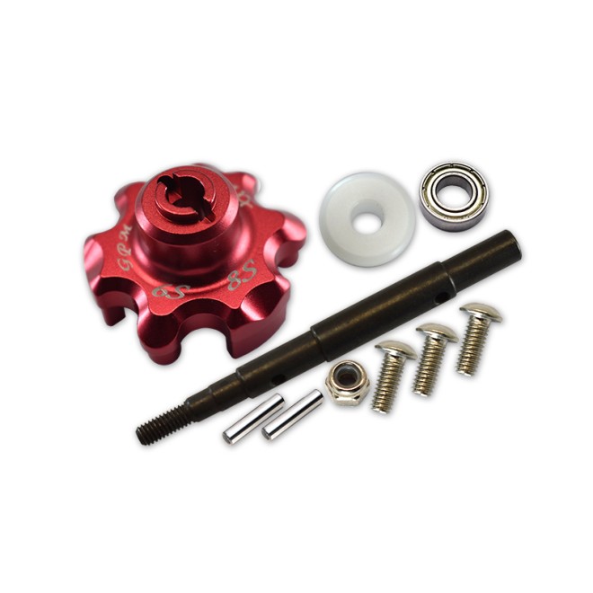 ALUMINUM TRASMISSION CUSH DRIVE HOUSING WITH DRIVE INPUT SHAFT--TXM8035S