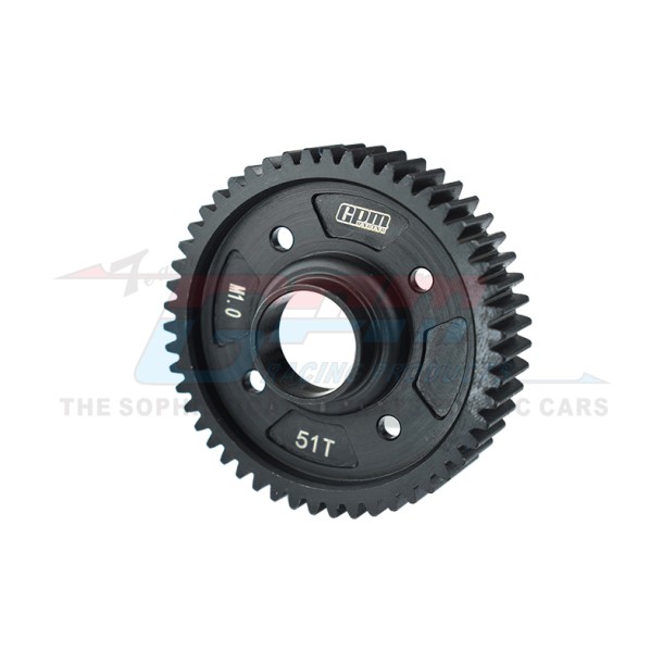 MEDIUM CARBON STEEL CENTER DIFF OUTPUT GEAR 51T--TXM8051TS