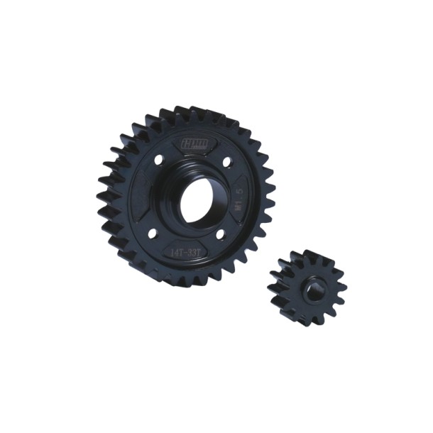 MEDIUM CARBON STEEL CENTER DIFF OUTPUT GEAR 33T AND INPUT GEAR 14T--TXM81433TS