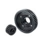 MEDIUM CARBON STEEL CENTER DIFF OUTPUT GEAR 51T AND INPUT GEAR 20T--TXM82051TS