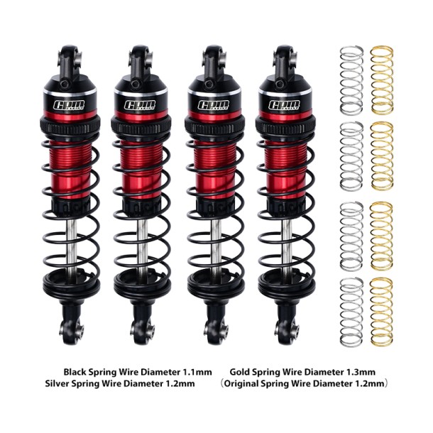 ALLOY FRONT AND REAR ADJUSTABLE SPRING SHOCK 87MM FOR TRAXXAS MINI MAXX