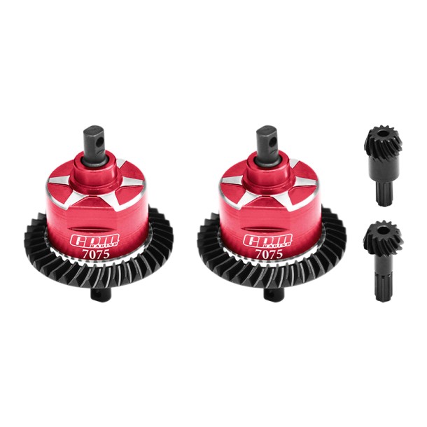 4140 CARBON STEEL + 7075 ALLOY FRONT & REAR COMPLETE DIFFERENTIAL FOR TRAXXAS MINI MAXX