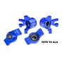 7075 ALLOY FRONT STEERING BLOCKS & REAR HUB STUB AXLE CARRIERS WITH OVERSIZE BEARING FOR TRAXXAS MINI MAXX