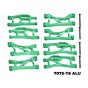 7075 ALLOY FRONT UPPER & LOWER + REAR UPPER & LOWER SUSPENSION ARMS FOR TRAXXAS MINI MAXX