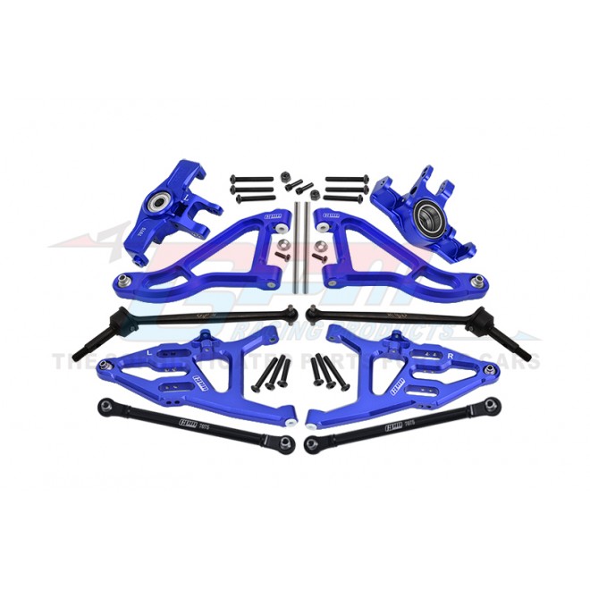 ALUMINUM F UPPER&LOWER ARMS+KNUCKLE ARMS+HARDEN STEEL CVD+SST TURNBUCKLE--UDR1000