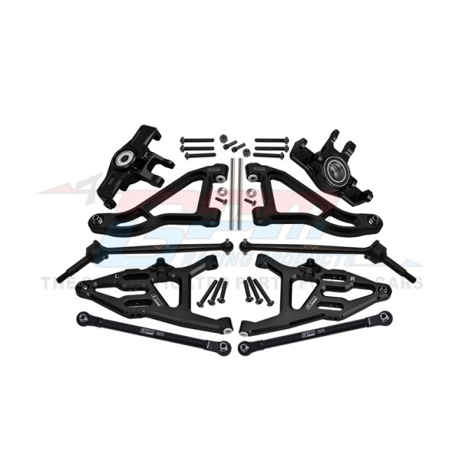 ALUMINUM F UPPER&LOWER ARMS+KNUCKLE ARMS+HARDEN STEEL CVD+SST TURNBUCKLE--UDR1000