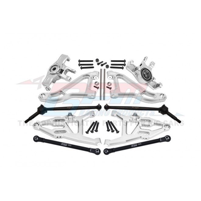 ALUMINUM F UPPER&LOWER ARMS+KNUCKLE ARMS+HARDEN STEEL CVD+SST TURNBUCKLE--UDR1000