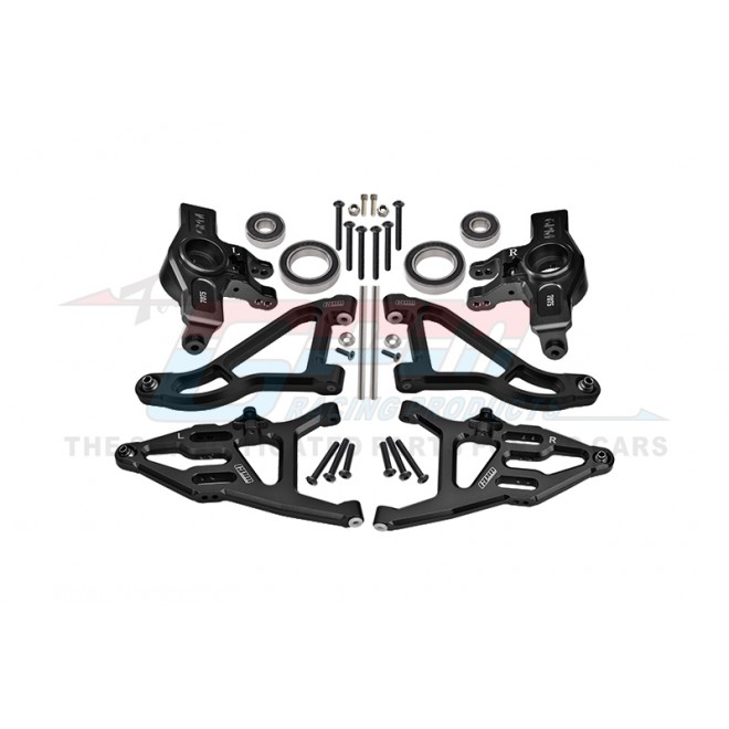 7075 ALLOY FRONT KNUCKLE ARMS（LARGER INNER BEARINGS）+ 6061 ALLOY FRONT UPPER & LOWER SUSPENSION ARMS SET--UDR2154A55N