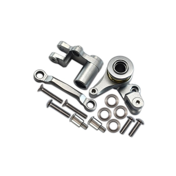 ALUMINIUM STEERING ASSEMBLY WITH BEARINGS & STAINLESS STEEL SCREWS --XO048