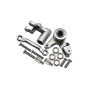 ALUMINIUM STEERING ASSEMBLY WITH BEARINGS & STAINLESS STEEL SCREWS --XO048