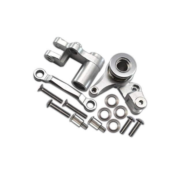 ALUMINIUM STEERING ASSEMBLY WITH BEARINGS & STAINLESS STEEL SCREWS --XO048