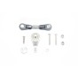 ALUMINUM SERVO HORN WITH STAINLESS STEEL ADJUSTABLE STEERING LINK --XO16025TS/2H