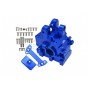 ALUMINUM FRONT/REAR GEAR BOX COVER-9PC SET--MAKX012NF/R