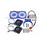 ALUMINUM 7075-T6 MOTOR HEATSINK WITH DUAL METAL FRAME WATERPROOF COOLING FAN AND ADJUSTABLE MOUNT--MAKX018FANC