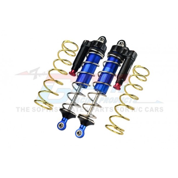 ALUMINUM 6061-T6 FRONT L-SHAPE PIGGY BACK (BUILT-IN PISTON SPRING) ADJUSTABLE SPRING DAMPERS 177MM--MAKX177F/LA