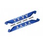 ALUMINUM CHASSIS NERF BARS (SILVER INLAY VERSION)--TXMS014X