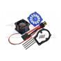 ALUMINUM 6061-T6 MOTOR HEATSINK WITH COOLING FAN--SLE018FAN