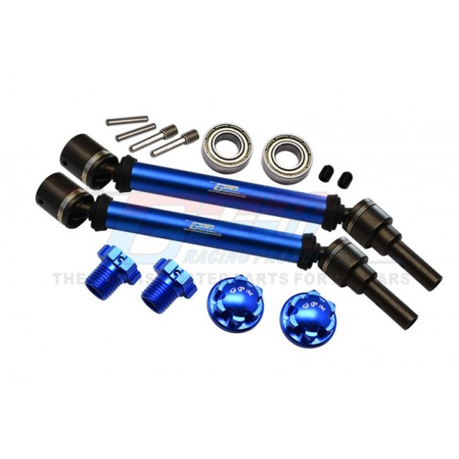 HARDEN STEEL+ALUMINUM FRONT/REAR ADJUSTABLE CVD DRIVE SHAFT+HEX ADAPTER+WHEEL LOCK(SUITABLE FOR+20MM WIDENING KIT)--TXMS143F/RS