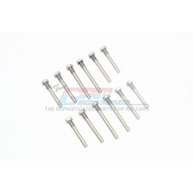 STAINLESS STEEL FRONT+REAR SUSPENSION SCREW PIN--TXMSACC/12