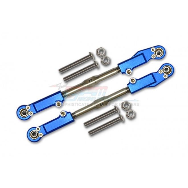 ALUMINUM+STAINLESS STEEL REAR UPPER ARM TIE ROD -10PC SET--MAT057S