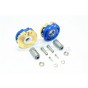 BRASS PENDULUM WHEEL KNUCKLE AXLE WEIGHT WITH ALLOY LID + 23MM HEX ADAPTER -12PC SET--TRX4023DX