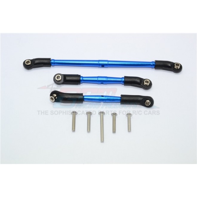 ALUMINIUM FRONT ADJUSTABLE STEERING LINK & SUSPENSION LINK  - 8PCS SET--TRX4161