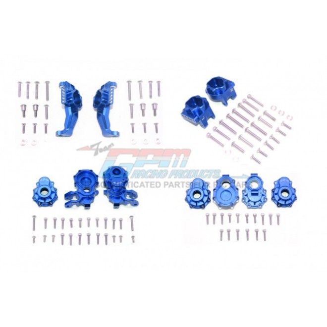 ALUMINUM FRONT + REAR C HUB, REAR GEAR BOX MOUNTS, FRONT+REAR KNUCKLE ARMS -104PC SET--TRX419211322