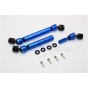 STEEL+ALUMINIUM FRONT & REAR MAIN DRIVE SHAFT (F:122MM-132MM, R:105MM-115MM) - 2PCS SETSET--GM237SAA