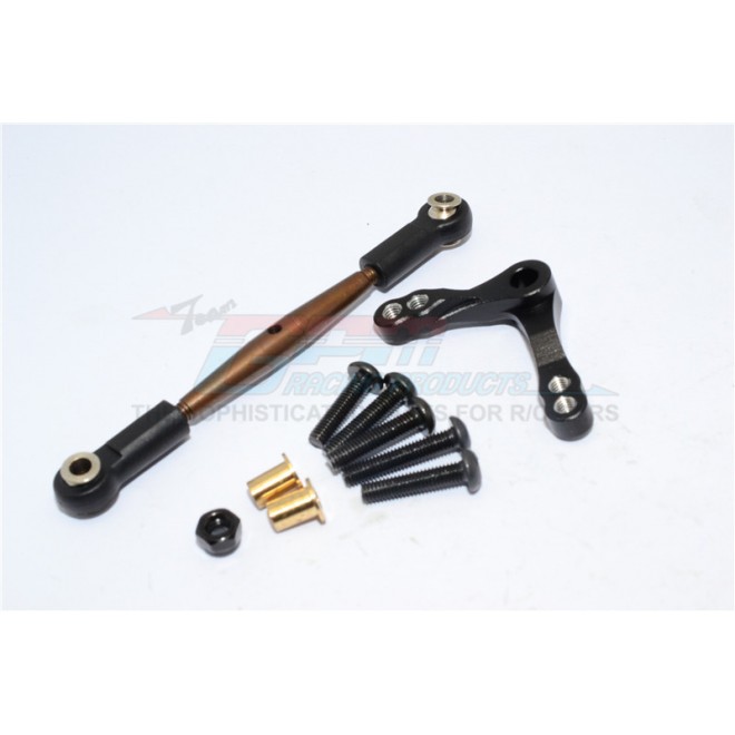 ALUMINIUM SERVO SAVER & TIE ROD - 2PCS SET--CK048