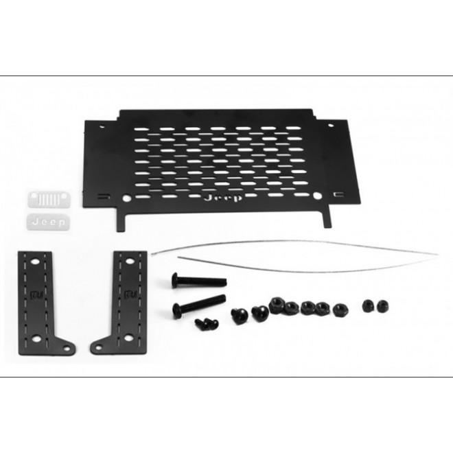 SCALE ACCESSORIES: REAR SIDE WINDOW TOOL BOX W. TABLE FOR SCX10 III JEEP-20PC SET--SCX3ZSP1