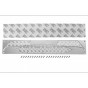 SCALE ACCESSORIES:STAINLESS STEEL SLIP PROOF TREAD FOR SCX10 III JEEP FRONT& REAR BUMPER-24PC SET--SCX3ZSP5