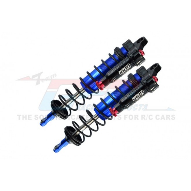 ALUMINUM 6061-T6 FRONT L-SHAPE PIGGY BACK (BUILT-IN PISTON SPRING) ADJUSTABLE SPRING DAMPERS 128MM--SLE128F/LA