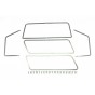 SCALE ACCESSORIES: STAINLESS STEEL WINDOW FRAME FOR TRX-4 FORD BRONCO -33PC SET--TRX4ZSP40