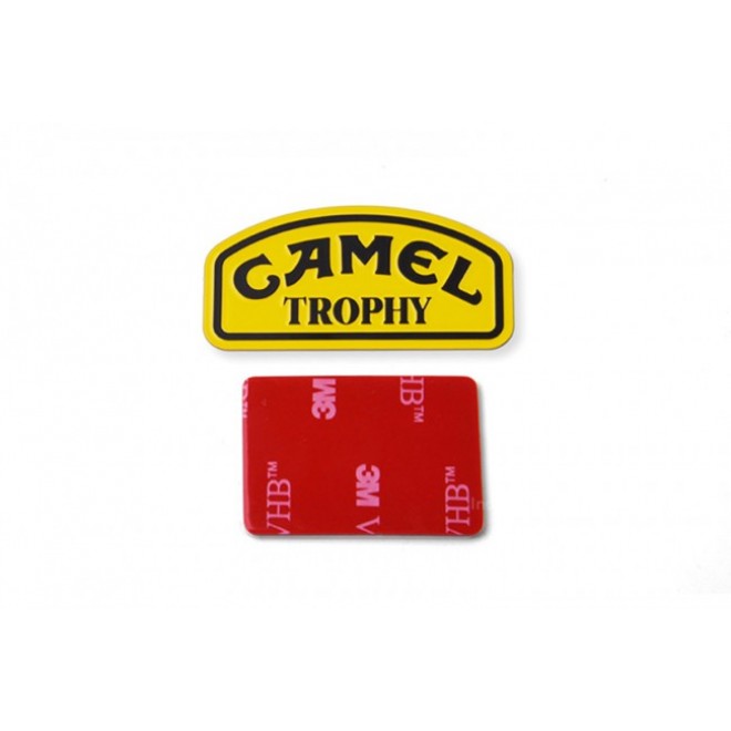 SCALE ACCESSORIES: CAMEL TROPHY METAL PLATE FOR TRX-4 DEFENDER -2PC SET