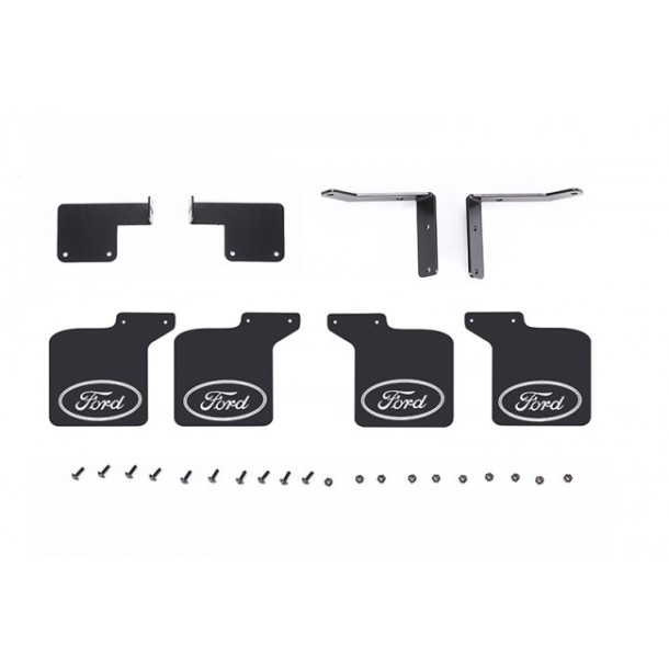 SCALE ACCESSORIES: MUD FLAP FOR TRX 4 FORD BRONCO -28PC SET--TRX4ZSP65A