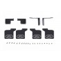 SCALE ACCESSORIES: MUD FLAP FOR TRX 4 FORD BRONCO -28PC SET--TRX4ZSP65A