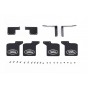 SCALE ACCESSORIES: MUD FLAP FOR TRX 4 DEFENDER -28PC SET--TRX4ZSP65B