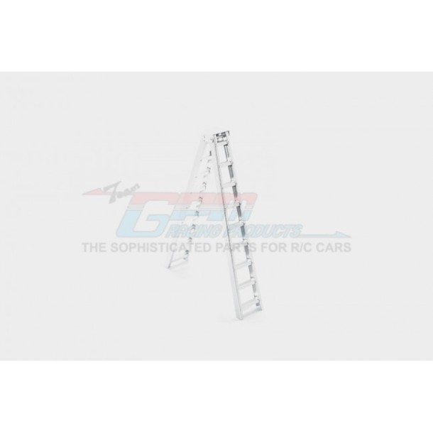 SCALE ACCESSORIES: ALUMINUM LONG STEP LADDER FOR CRAWLERS -1PC--ZSP002