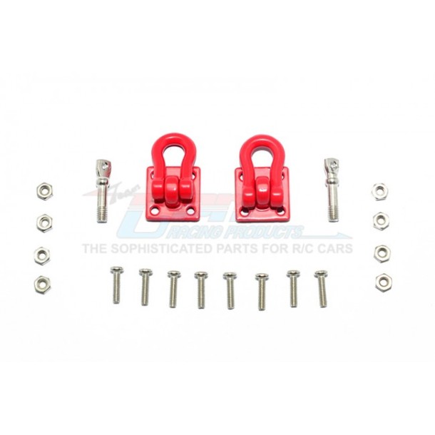 SCALE ACCESSORIES: ALUMINUM TOW RECOVERY POINT SET-22PC SET--ZSP004