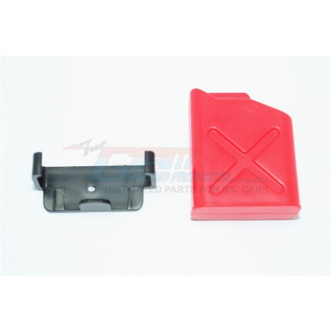 SCALE ACCESSORIES: PLASTIC OIL TANK FOR CRAWLERS (X DESIGN) -2PC SET--ZSP022A