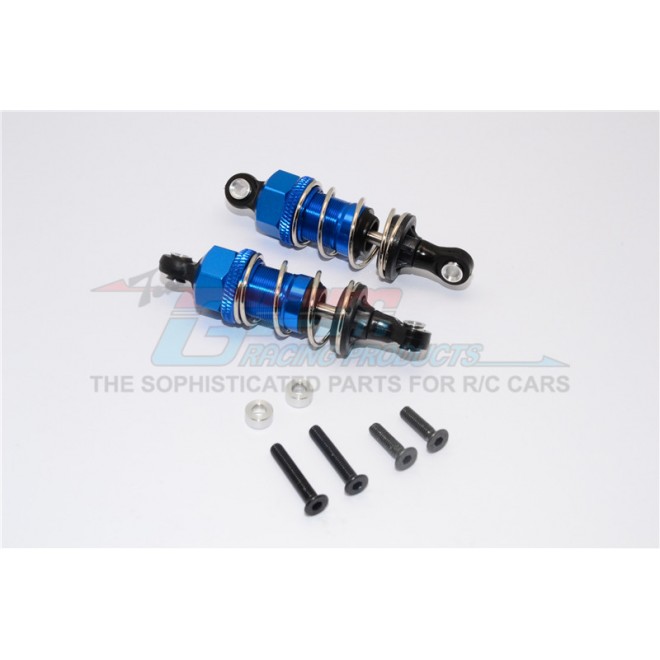 ALUMINIUM FRONT ADJUSTABLE SPRING DAMPER 53MM WITH PLASTIC BALL TOP - 1PR SET--MF353F/PBT