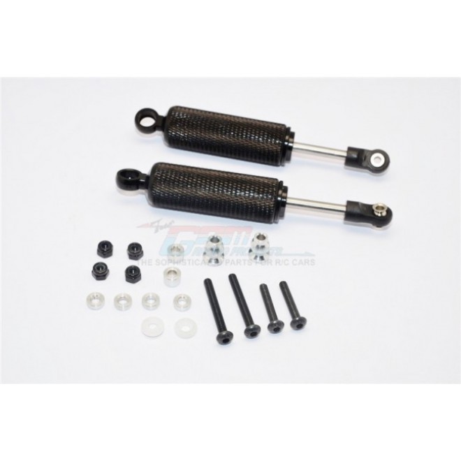 ALUMINIUM FRONT/REAR INTERNAL SHOCKS (88MM) WITH ENGRAVING - 1PR SET--SW088X