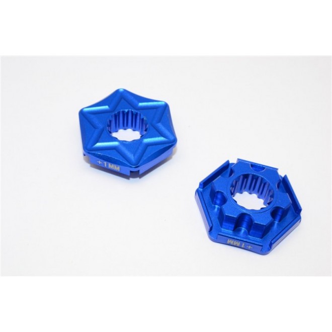 ALUMINIUM WHEEL HEX CLAW (+1MM) - 2PCS--TXM006/+1